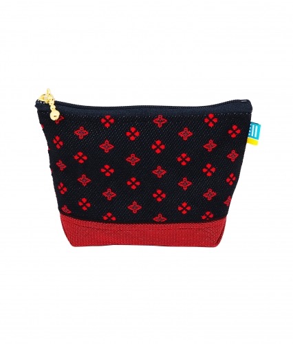 手のひらポーチ/ポルカ1×赤