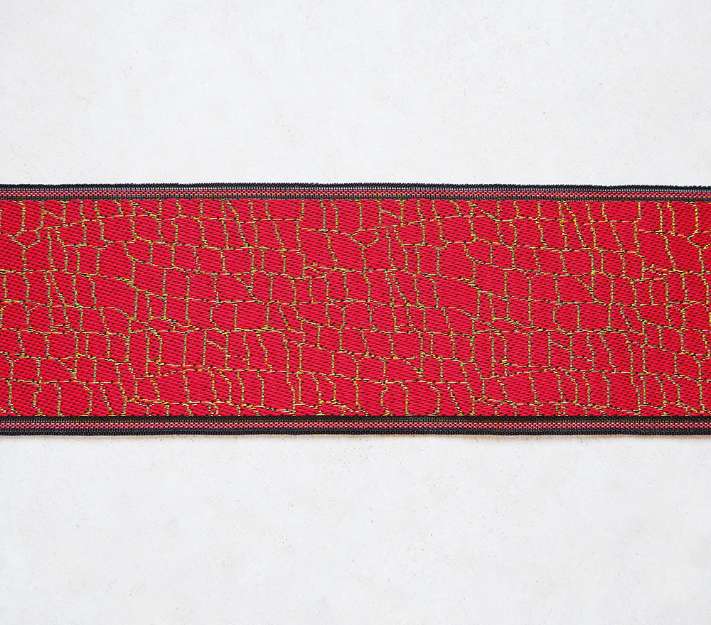 ブリック06/赤×金